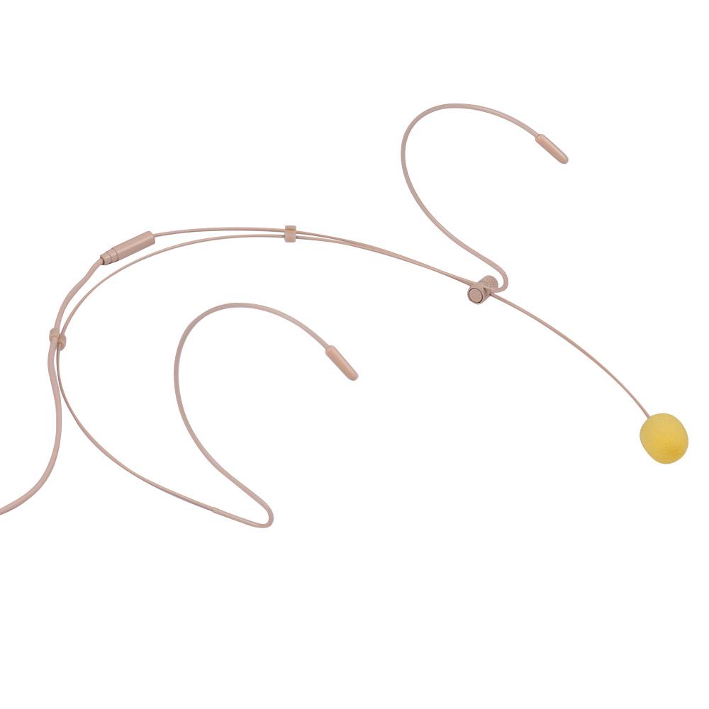 Lightweight Headworn Headset Microphone Condenser Mic 4-pin Mini XLR Plug for Wireless Bodypack