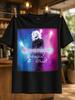 Farbenspiel Live Female Vocalist Portrait With Blue And Pink Stage Glow Tour Lettering And Unisex All TShirt