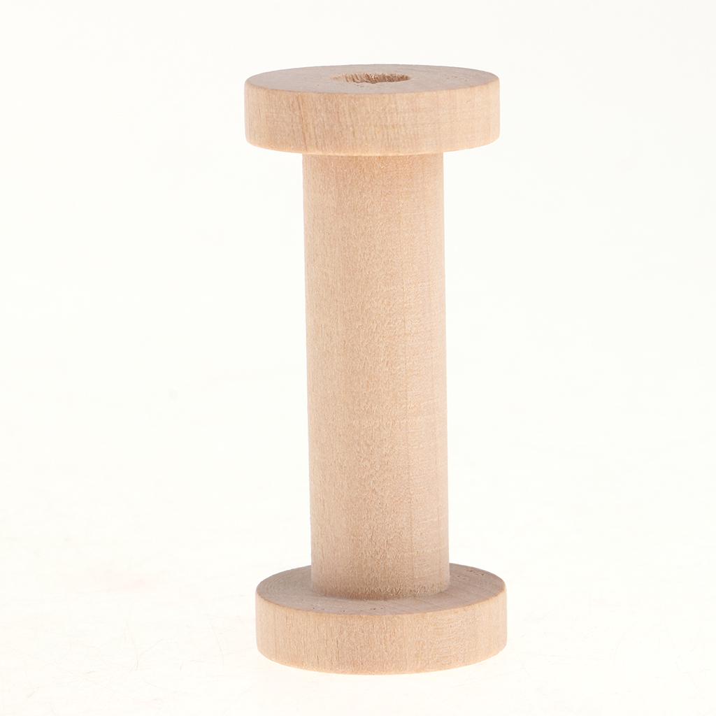 10 шт., деревянная катушка, пустые винтажные роликовые катушки «сделай сам», для шитья, поделки, проволока A