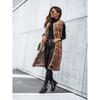 Women's Autumn and Winter Warm Vest Long Casual Vest Office Round Neck Windproof Waistcoat