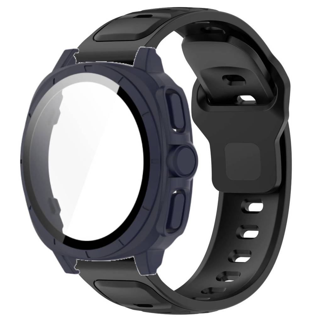 Силиконовый Ремешок + Закаленное Стекло Чехол Для Samsung Watch 7 40мм 44мм Защитная Крышка Ремешка Для Samsung Galaxy Watch 7 44мм 40мм