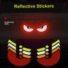 2 шт./компл. светоотражающие полоски безопасности кошачий глаз ночное предупреждение наклейки автомобильные аксессуары наклейки на окна