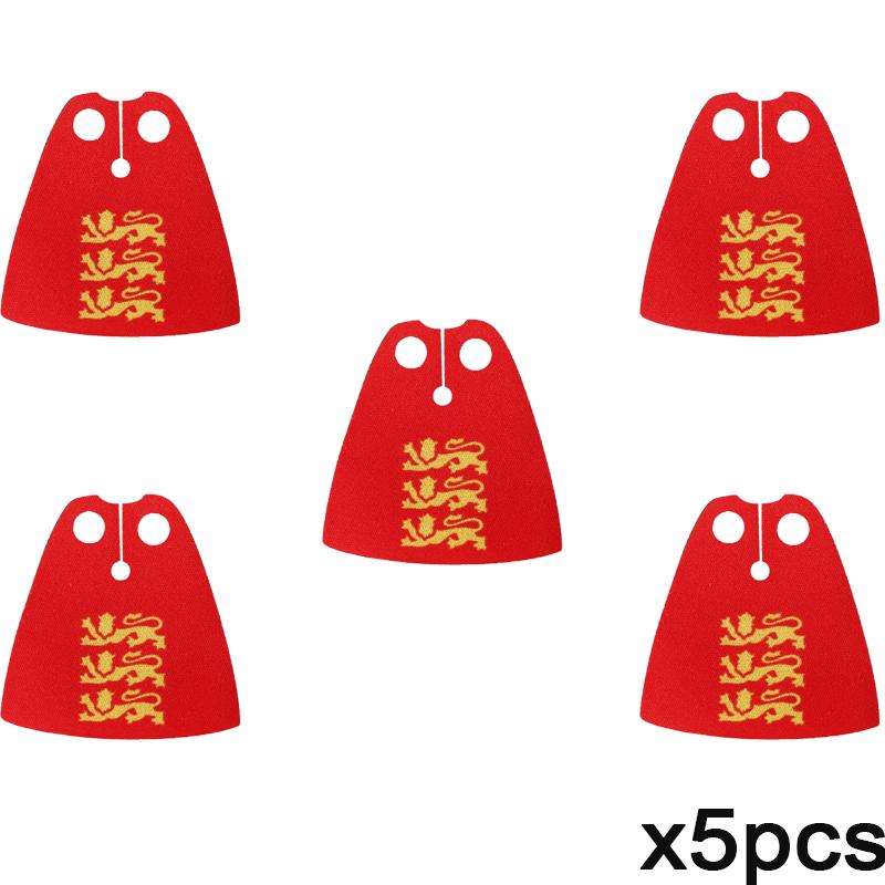 Набор строительных блоков MOC «Средневековый флаг и замок», фигурки, аксессуары, лев, орел, замок Древнего Рима, рыцарский плащ, игрушка-подарок.