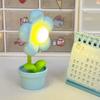 Mini Led Flower Night Light Cute Small Table Lamp Desktop Ornament Bedside Bedroom Ambient Lights Children Toy Kids Holiday Gift