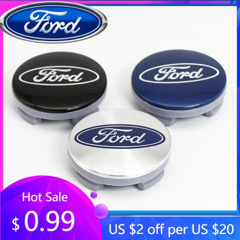 New 2026 Car Sticker 2025 Hot Ford 54mm Car Badge Original Wheel Center Cap Car Badge Wheel For Ford Focus MK2 Fiesta Mondeo She