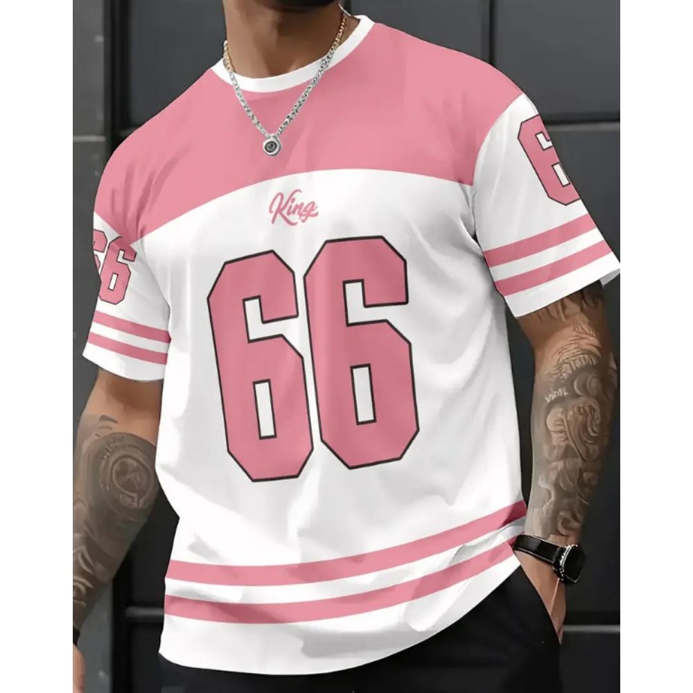 2025 Summer New Men's Casual T-Shirt Features 3D Letter Printing and Quick-Drying Sport Oversize Polyester Fiber Men's Clothing
