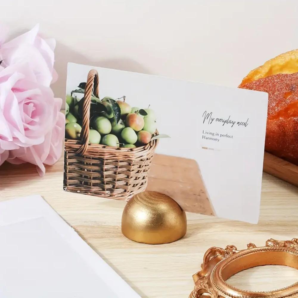 Wooden Table Number Stand Elegant Name Cards Holders  Party Wedding Decorations