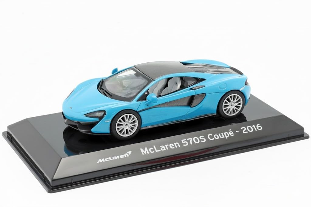 ALTAYA Миниатюрная модель автомобиля 1/43 McLaren 570S Coupe 2016 (Синий металлик) с чехлом