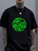 Designed for TeenagersUnisex TShirt Featuring a Soccer Ball And a Lucky Shamrock for St Patrick's Day Perfect for Spring