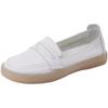 Fujin 2.5cm Genuine Leather Comfy Oxfords Summer Ladies Soft Soled Moccasin Luxury Shallow Flats Ethnic Woman Elegance Shoes