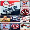 Металлические жестяные таблички Моторное масло Экстра Настенное украшение Табличка Винтажный художественный плакат Жестяная картина для мужской пещеры Дома Кафе Сада Клуба Ба