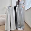 Gray Sweatpants Women's Spring New High-waisted Lazy Wide-leg Pants Loose Mopping Casual Sweatpants