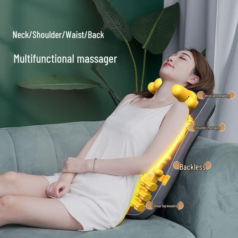 Массажная подушка для шеи и спины AIVEISI Шиацу