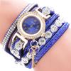 Горячая Распродажа Персонализированные Браслет Часы Круглые Наручные Часы Модные Новые Dtyle Алмазная Инкрустация Ключ Подвеска Часы Женские