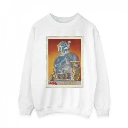Star Wars Womens/Ladies The Mandalorian Paz Vizla Card Sweatshirt