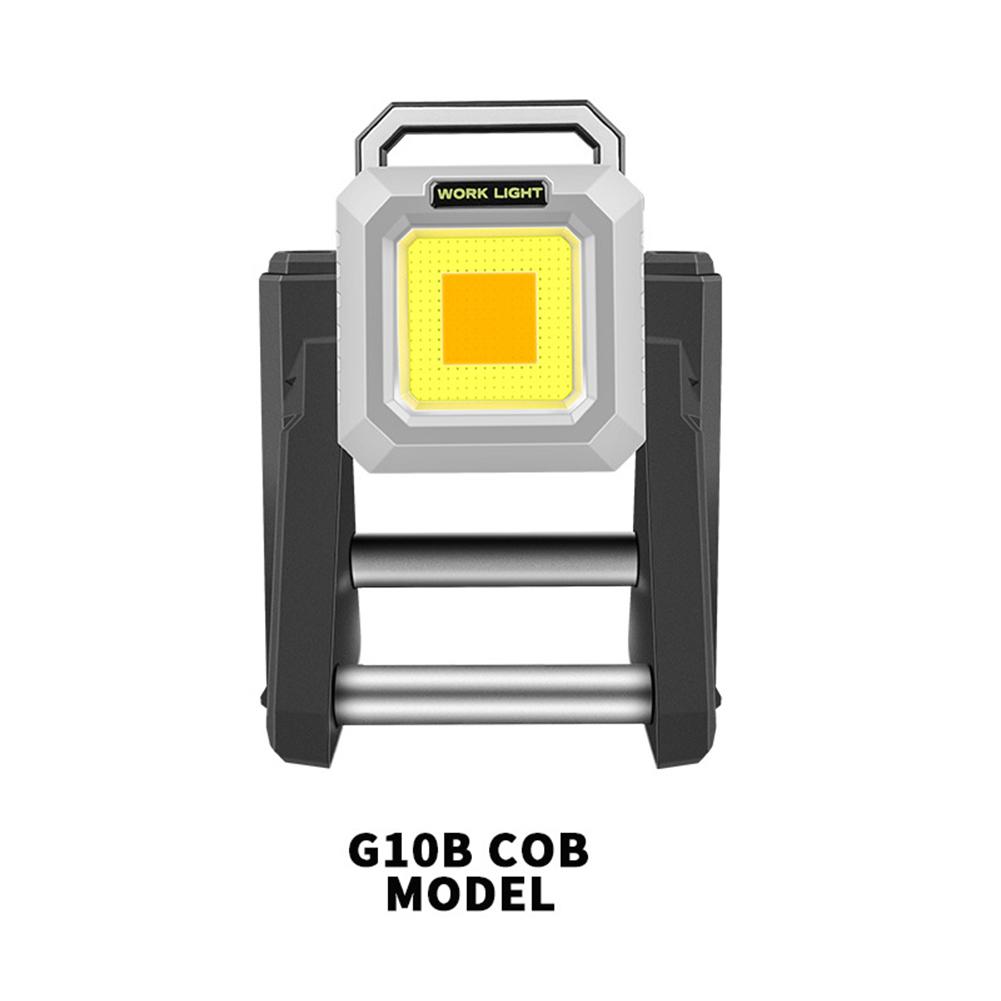 Portable LED Work Light, Rechargeable 3000LM Flood Light, Foldable 10000mAh Waterproof Cordless LED Job Site Work Light For Camping Fishing