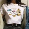 Chiikawa T Shirt New Women/Men Harajuku Aesthetic Graphic Kawaii Tshirt Unisex Japanese Anime Cartoon Oversize Cotton Tee Shirt