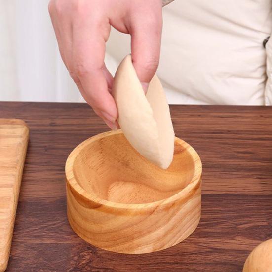 Деревянный Формовочный Инструмент для Пельменей Круглая Ручная Пресс-Форма для DIY Оберток для Вонтонов Многоцелевой Инструмент для Пельменей для Домашней Кухни