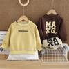 Baby Boys Girls Long Sleeve T-shirt Spring Autumn Newborn Toddler Print Clothing T Shirt Cotton 0-5Years Top Clothes