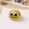 Squeeze Stress Ball Halloween Glitter Ball, TPR Slow Rising Fidget Toy, Gift for Children Ghost Pumpkin Eyeball Dumpling Decompression Kids
