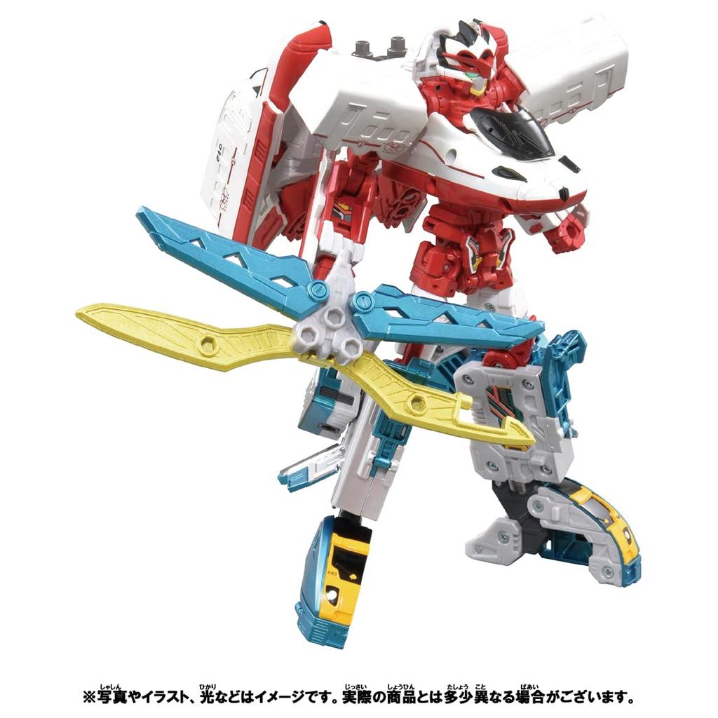 Takara Tomy Shinkansen Transforming Robot Shinkalion Z Shinkalion Z N700S Kamome Zyliner 883 Sonic Nichirin Train Toy for Ages 3 and Meets Toy Safety