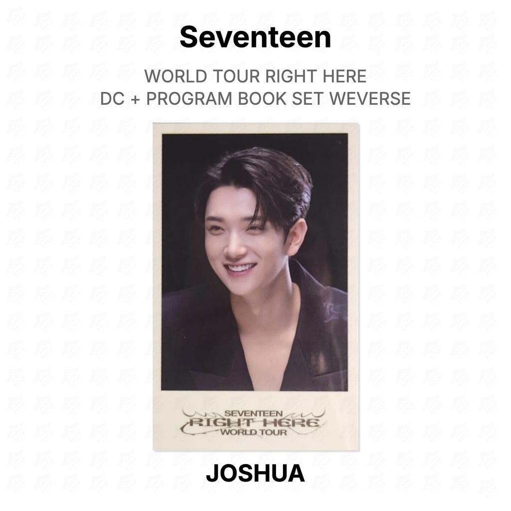 Seventeen МИРОВОЙ ТУР ПРЯМО ЗДЕСЬ DC + НАБОР ПРОГРАММЫ WEVERSE Официальная фотокарточка