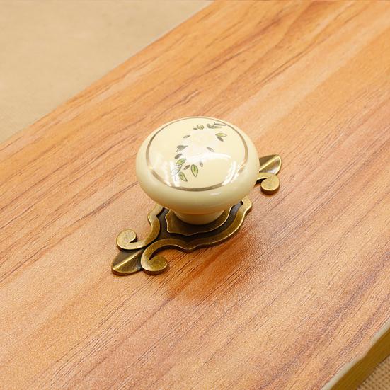 Ручка ящика, утолщение, удобная сенсорная круглая керамическая ручка для шкафа, дверная ручка, мебель