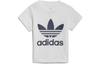 Adidas Originals Casual Sportswear Trefoil White/Blue Children Aged 3 7 Years Old