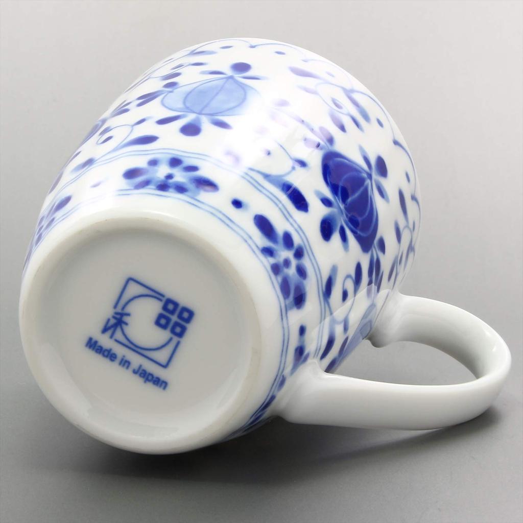 Кружка Mino Ware с изображением лука, диаметр 8 см, высота 10 см. Можно использовать в микроволновой печи и посудомоечной машине. Сделано в Японии, приблизительно.. 132-8025