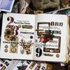 50 шт. Книги с наклейками большого размера Винтажные декоративные самоклеящиеся наклейки Сделай сам Стикеры для дневника Альбома Скрапбукинга Материал для рукоделия