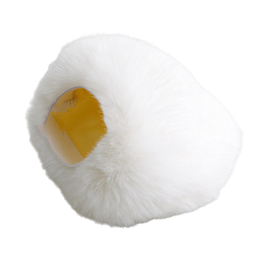 Ветрозащитный экран для микрофона, шумоподавляющий плюшевый пушистый чехол для подкастинга и потокового микрофона