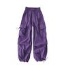 Kids Hip Hop Joggers Pants Girls Cargo Pants Straight Trousers High Waist Vintage Casual Streetwear Baggy Pants