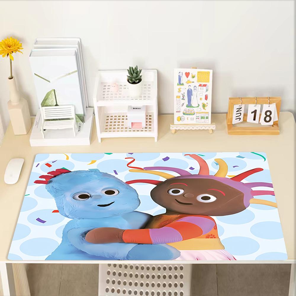 In the Night Garden Theme Mouse Pad, Non Slip Rubber Base, Multifunctional Office & Home Decor, Perfect for Workspace Personalization.