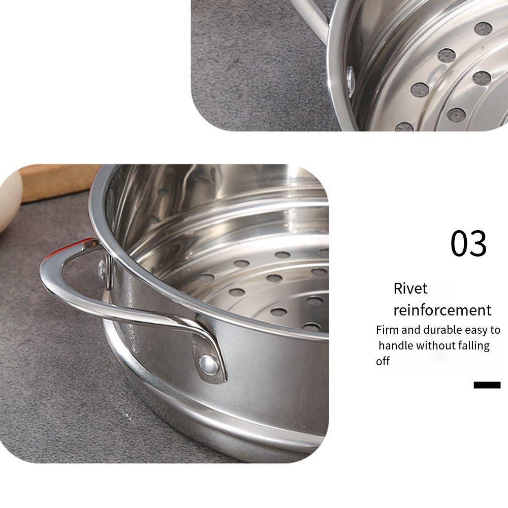 Паровая булочка с начинкой Пароварка из нержавеющей стали Пароварка для риса Кастрюля-пароварка Для кастрюли для супа Кастрюли для молока