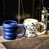 Fashionable Cute Ceramic Mouthwash Cups Light Luxury Creative Bathroom Storage Mouthwash Cup Home  High End Exquisite Mugs