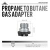 CAMPINGMOON Z19 Portable Reusable Durable Aluminum Alloy Butane tank Propane Can Adapter Gas Stove Canister Adapter