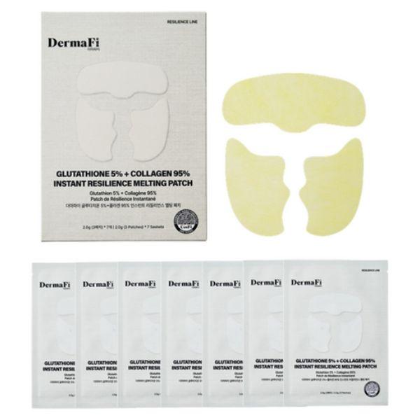 Dermafi Glutathione 5% Collagen 95% Instant Resilience Melting Patch 14g 7packs