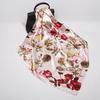 New Silk Printed Scarves Women'S 90Cm Satin Square Scarf