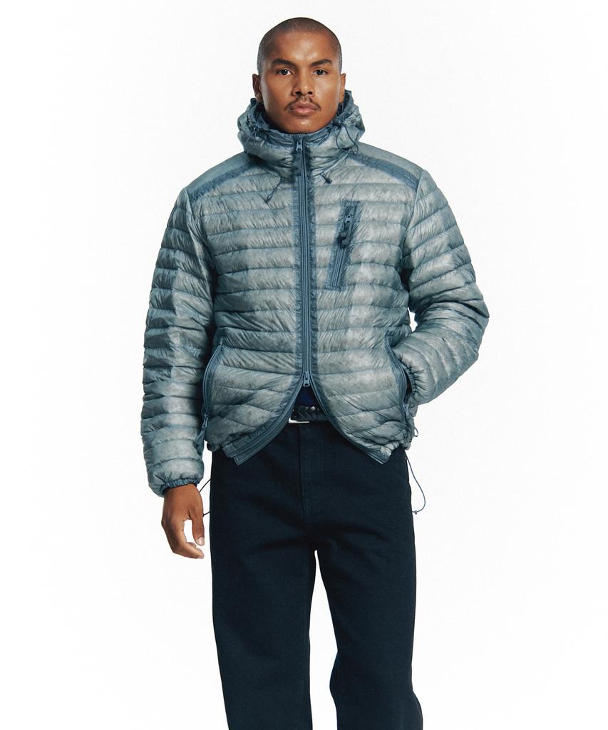HAZZYS [His] Teal Blue Lightweight Goose Down