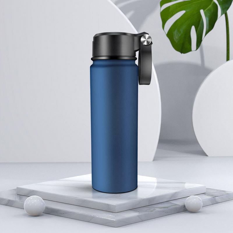 Car Cup Sports Outdoor Stainless Steel Large-capacity Water Glass Straw Mug