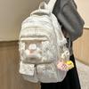 New Schoolbag for Girls with Large Capacity Cute Soft Girl Girl Backpack Lightweight Campus Versatile Backpack