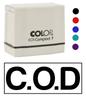 Printtoo Штамп самонаполняющийся резиновый "Cod", предварительно заправленный, офисный - Для домашнего офиса, деловая канцелярия, 47 x 20 мм