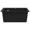 VidaXL Kitchen Sink In Granite Single Bowl Black Home Kitchen Decor 142948