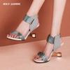 Women Open The Toe Cut Out Strange High Heel Gladiator Sandals Fashion Sexy Shoes for Women Sandals 2024 New Strange Style Shoes