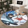 Sword Art Online,Asuna Chair mat Round Rug Office carpet, Non slip, Suitable for Living Rooms, Bedrooms decor.1205015a
