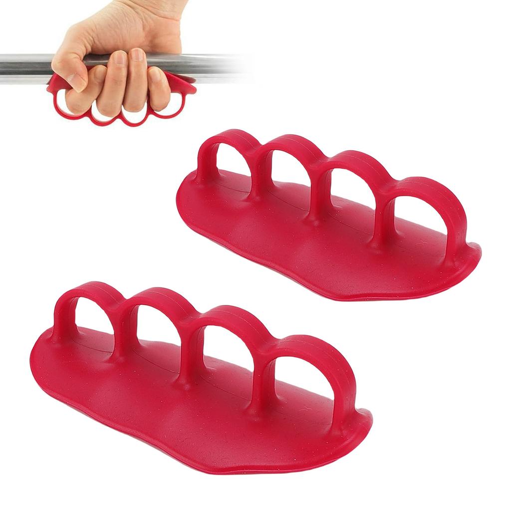 1 пара тренировочных захватов Многофункциональные резиновые захваты для тренажерного зала для тяжелой атлетики для штанги и гантелей