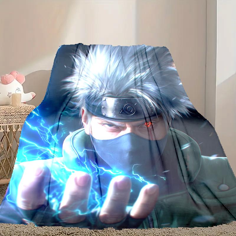 1pc Easy-Care naruto Blanket, Perfect for Couch, Bed, Home, Travel & More, Warm & Durable Printed Blanket