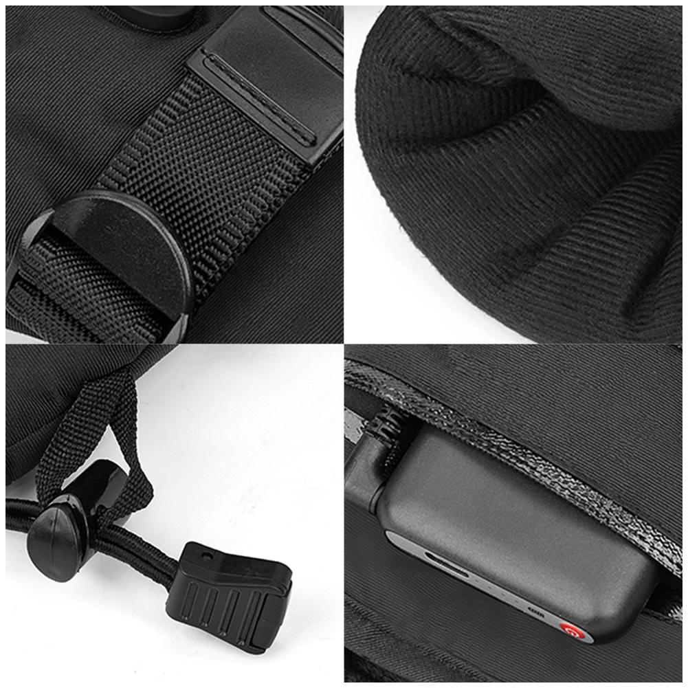 Зимние теплые перчатки с подогревом для мотоспорта, электрические термоперчатки, водонепроницаемые перчатки с подогревом и возможностью подзарядки для катания на лыжах, охоты, рыбалки