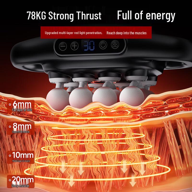 Глубокотканный перкуссионный массажер VTT с 16 головками