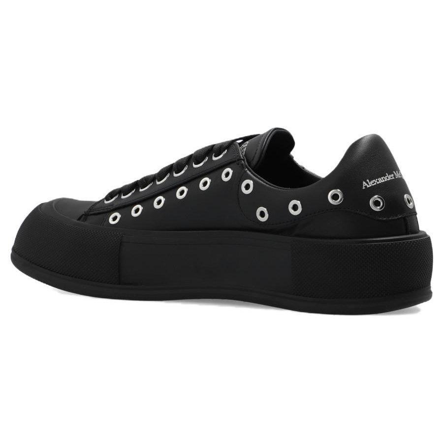 Alexander Mcqueen Кеды Низкие Стильные Скейтбордические Обувь Мужская Черный 729539WIATD1081